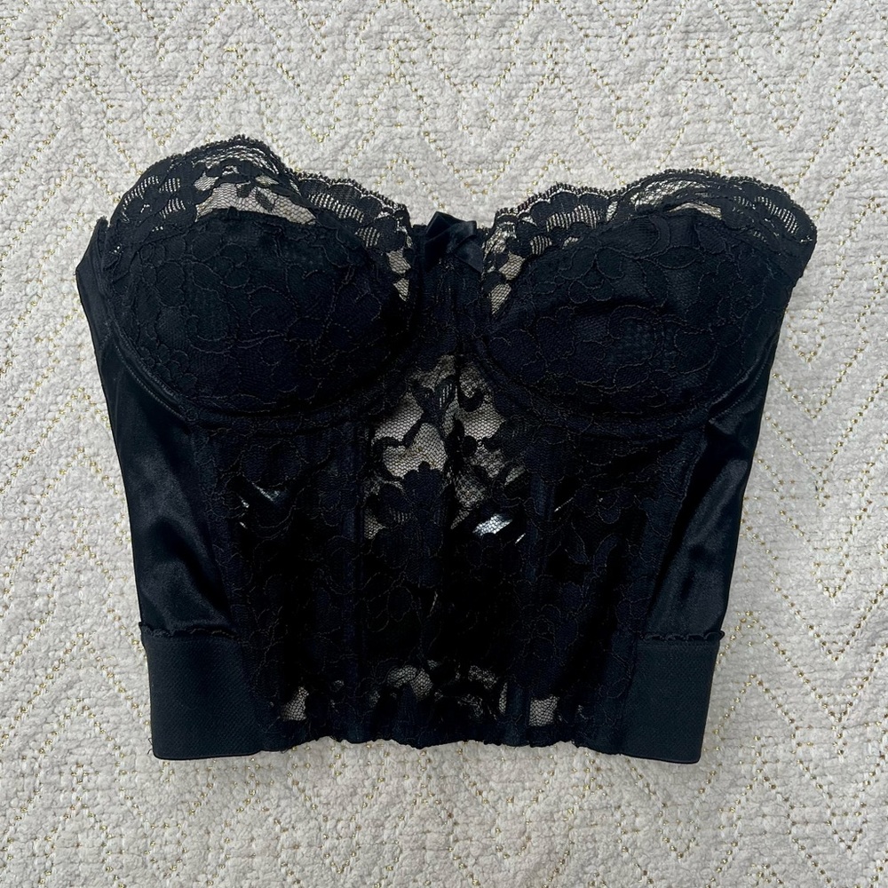 Vintage Victoria’s Secret Lace Bustier Strapless Lace Bra